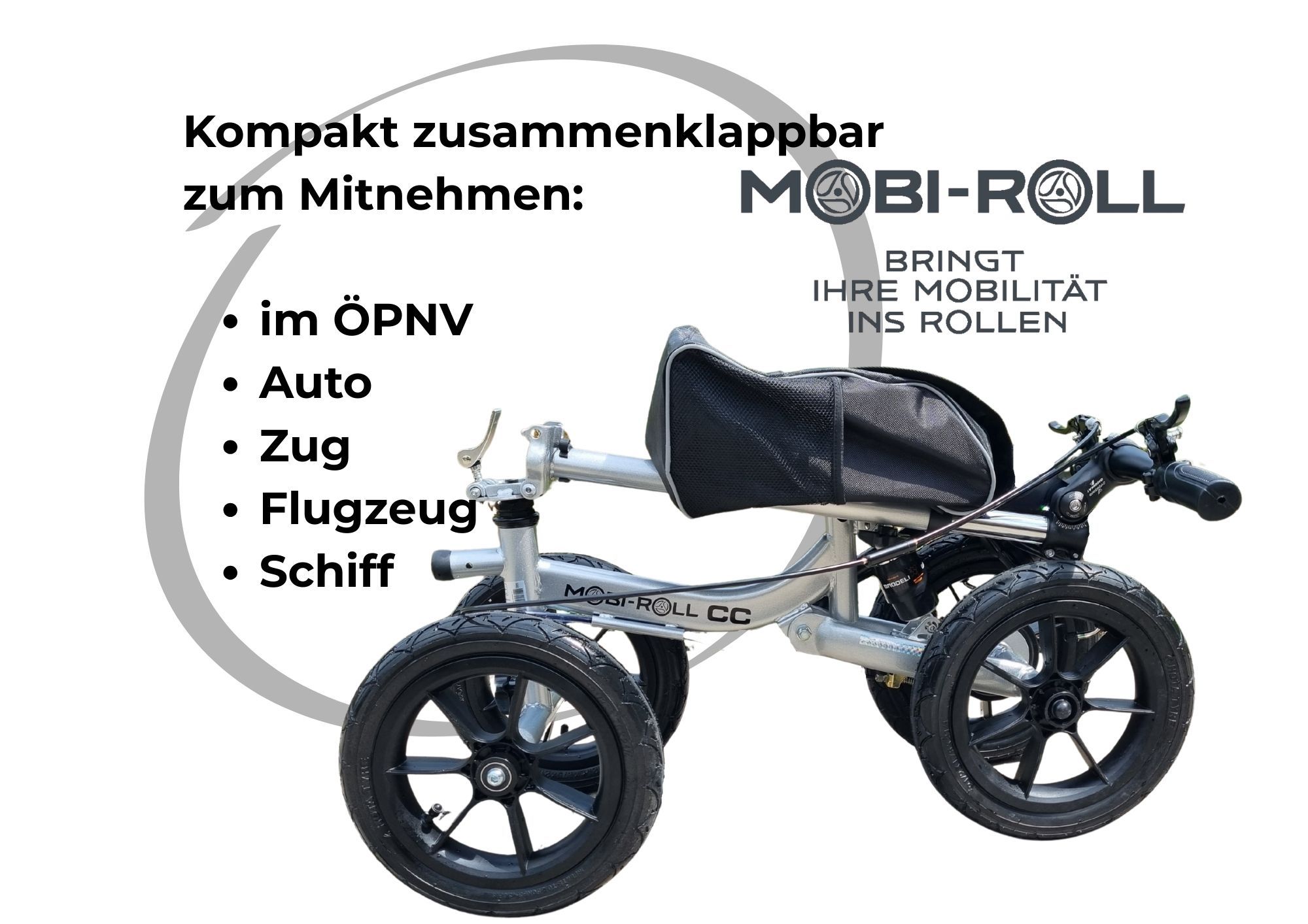 MR 22 Mobi Roll mit Luftreifenpaket | orthopädischer Knieroller Cross Country - B2B mieten!