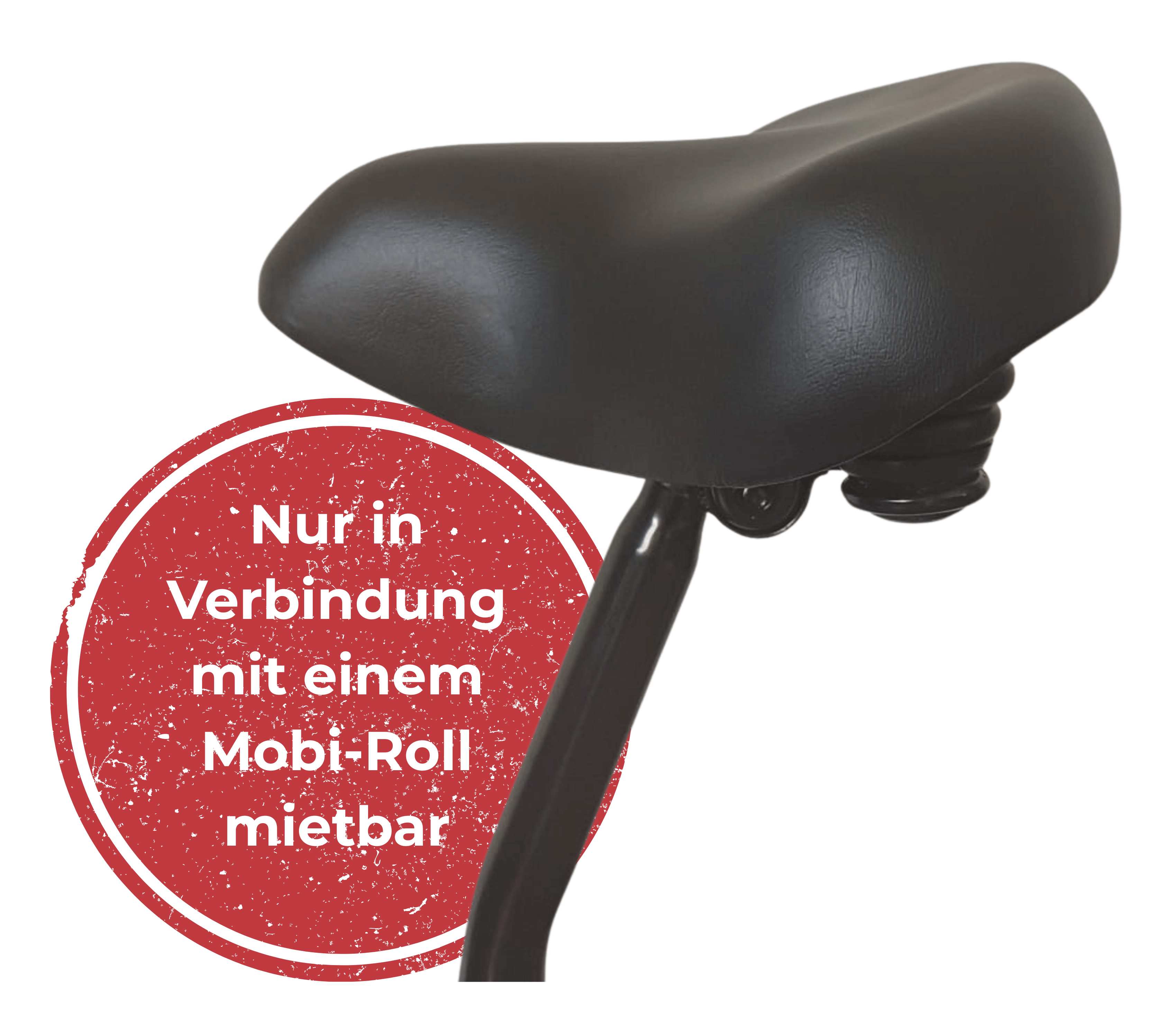 Umbau - Komfortsattel mit Stange & Montageschlüssel -  Jetzt mieten! 