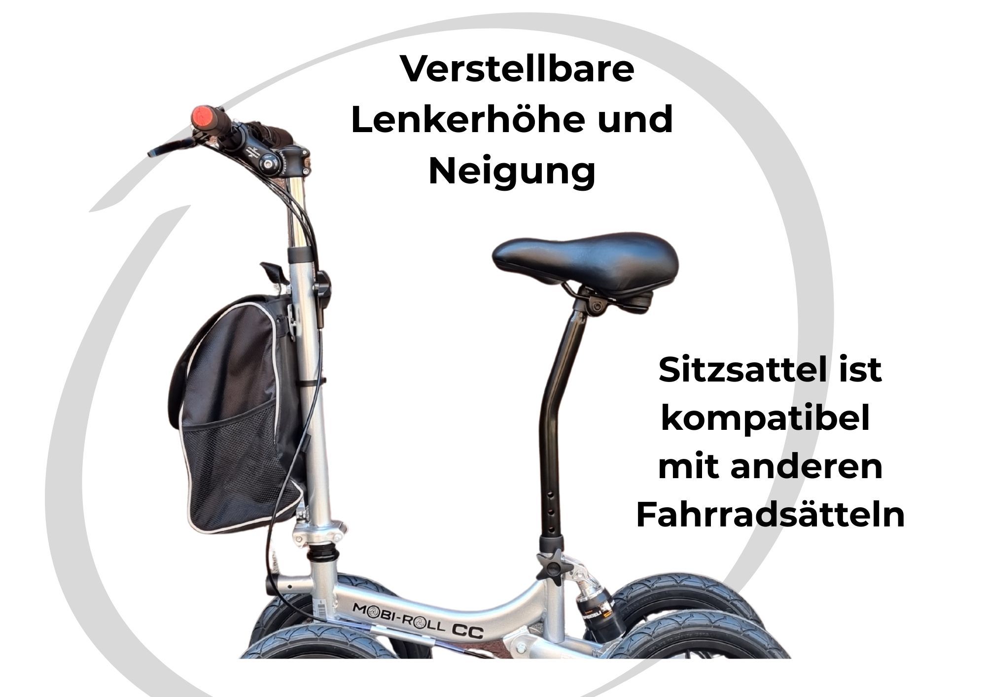 Mobi-Roll Laufroller (MRW 25 CC) | Gehhilfe mit Sitz – Kauf nach 2-Wochen-Test