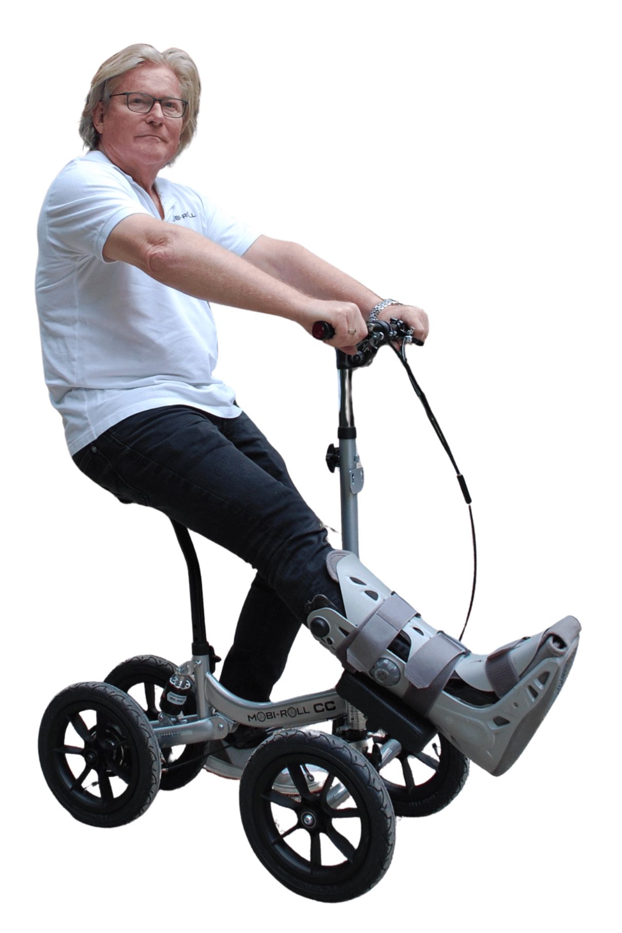 MR 22 Mobi Roll mit Sitzpaket und Luftreifenpaket | Gehhilfe mit Sitz & Luftreifen nach OP - B2B mieten!