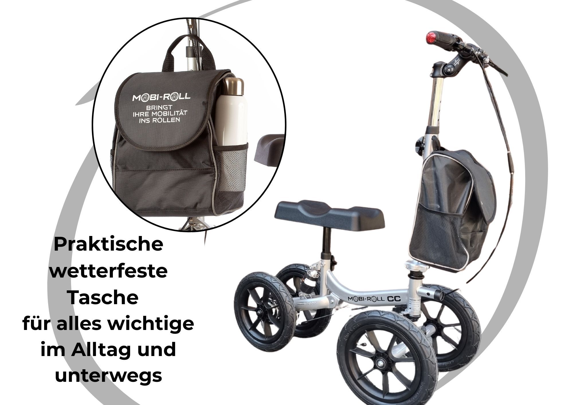 MR 22 Mobi Roll mit Luftreifenpaket | orthopädischer Knieroller Cross Country - B2B mieten!