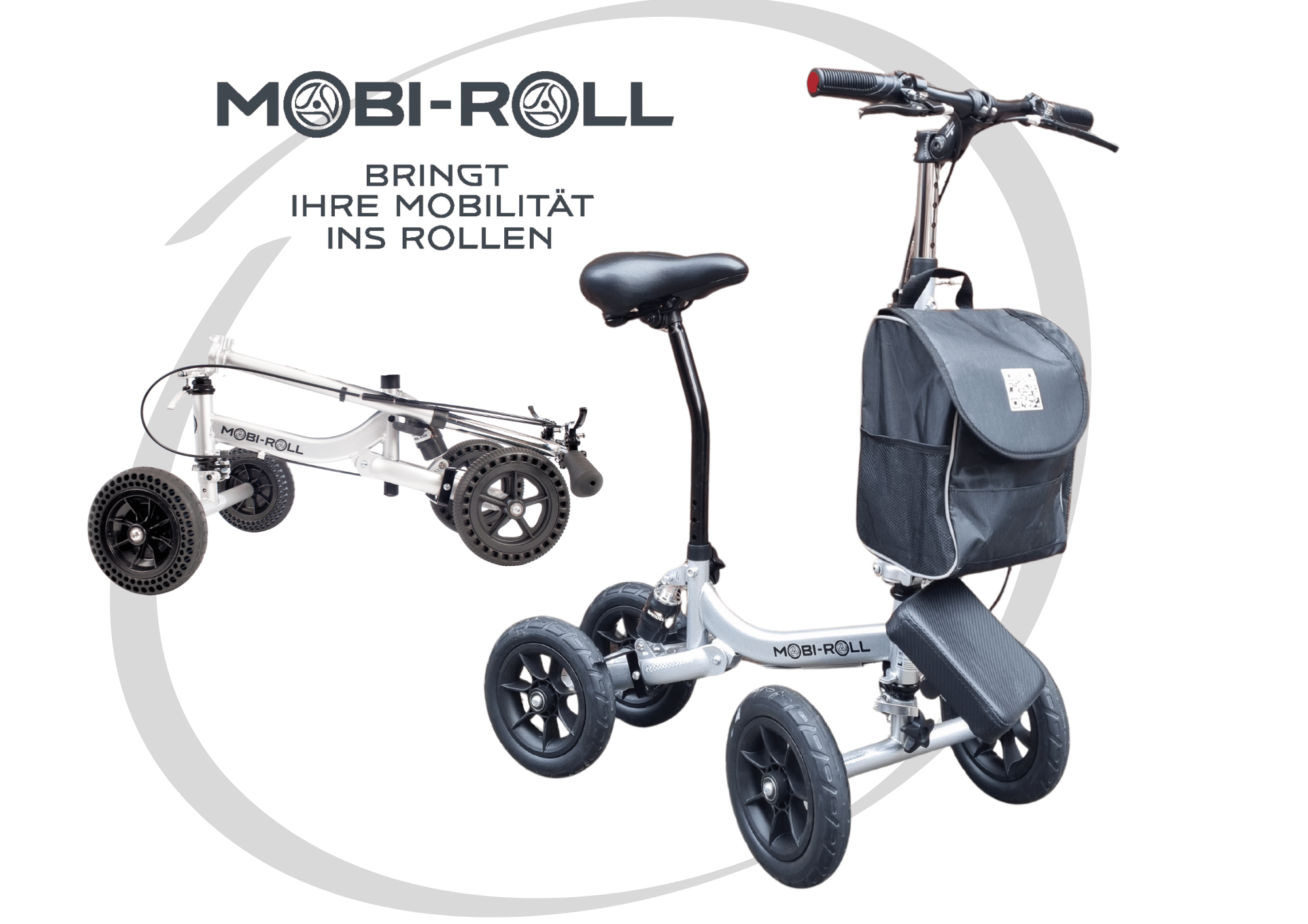 MR 22 Mobi Roll mit Sitzpaket | Sitzroller für Erwachsene & Senioren nach OP - B2B mieten!