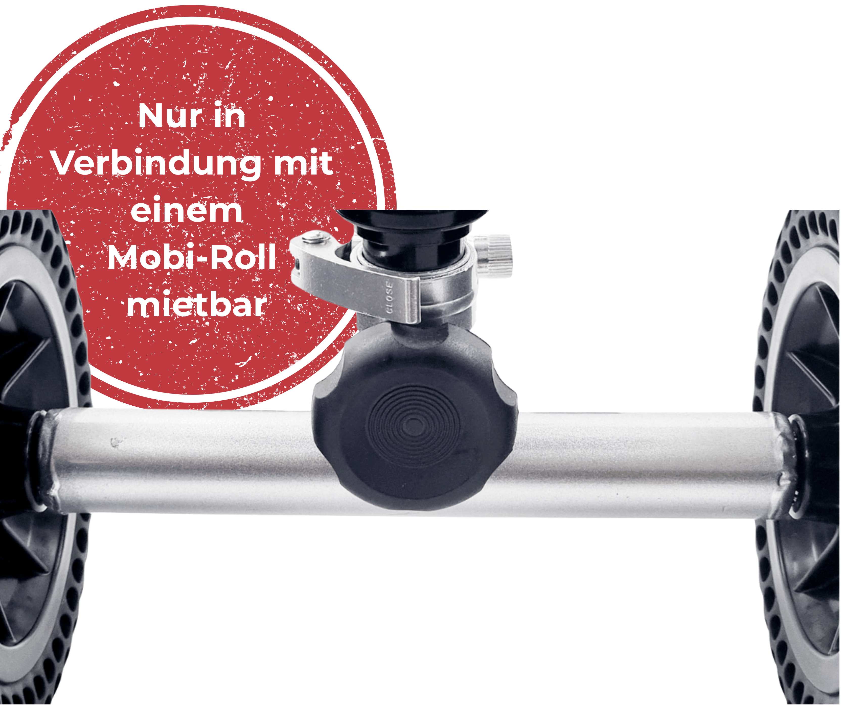 Umbau- Walker Achse für Mobi-Roll MR 22/23/23CC