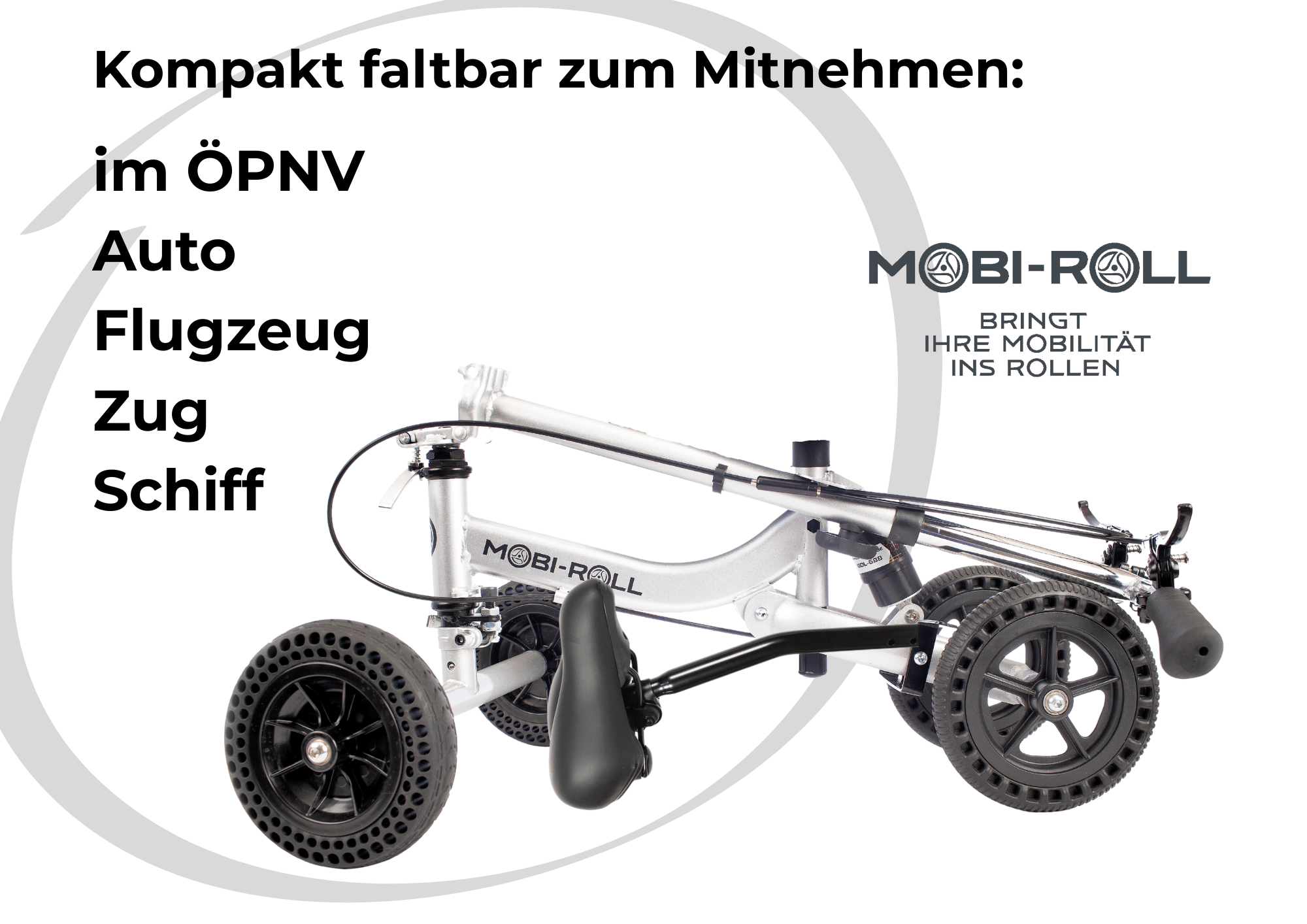 MR 22 Mobi Roll mit Sitzpaket | Sitzroller für Erwachsene & Senioren nach OP - B2B mieten!
